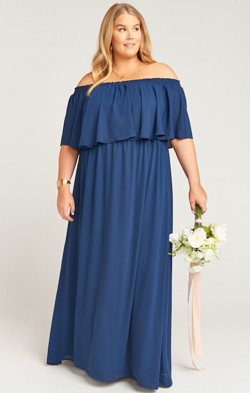 robe de soirée grande taille mariage