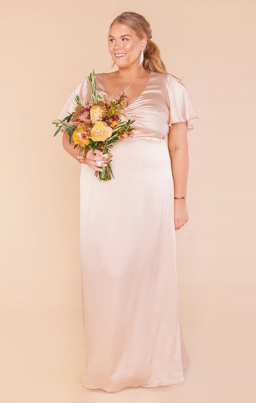 robe de soirée grande taille mariage