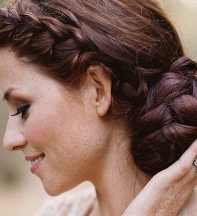 chignon tressé mariage