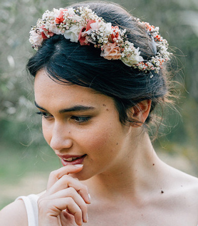 coiffure mariage champêtre