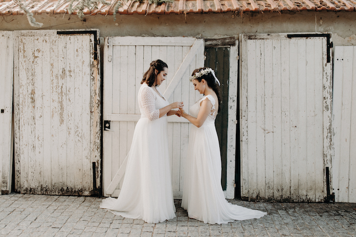 mariage laïque champêtre et chic