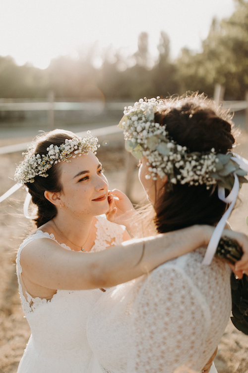 mariage laïque champêtre et chic