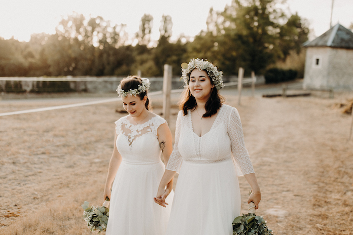 mariage laïque champêtre et chic