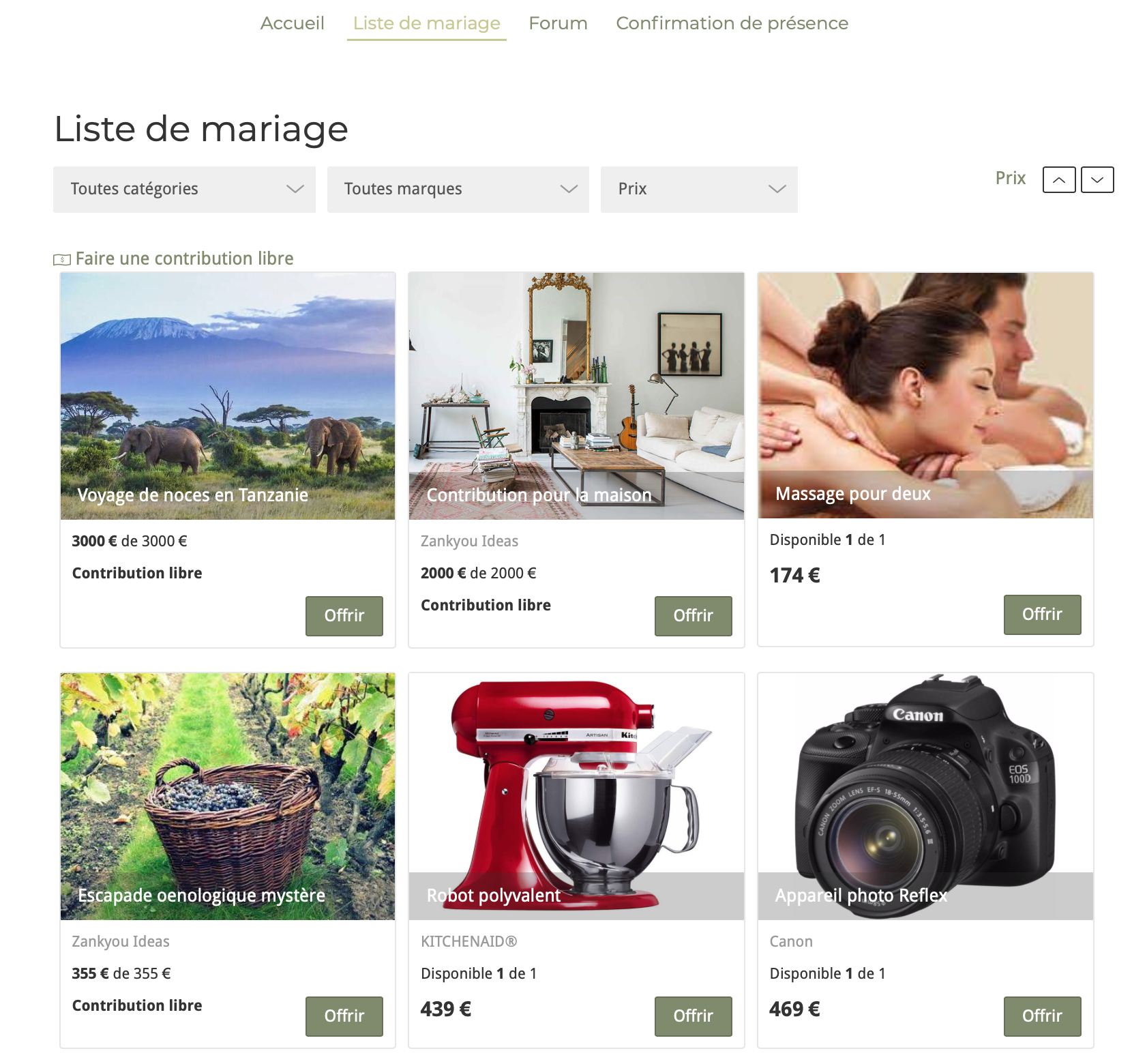 Créez votre liste de mariage personnalisée avec Zankyou ! Mariée.fr — free download