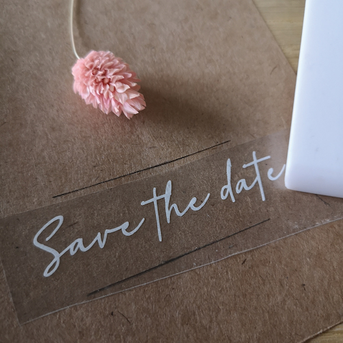 DIY save the date mariage fleurs séchées