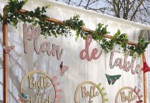 DIY plan de table mariage