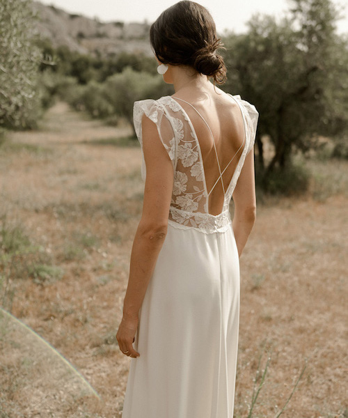 robe de mariée dos-nu