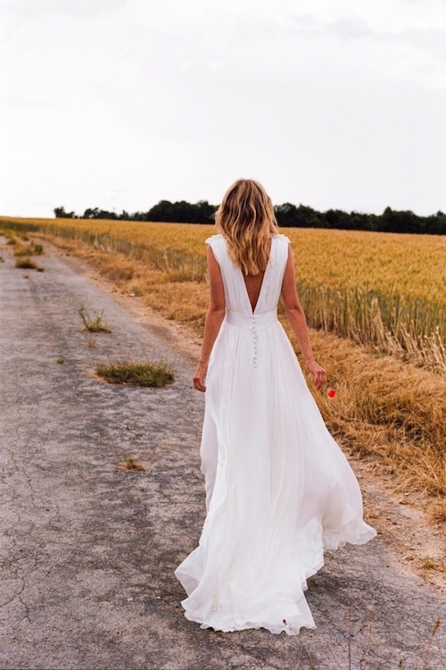 robe de mariée champêtre