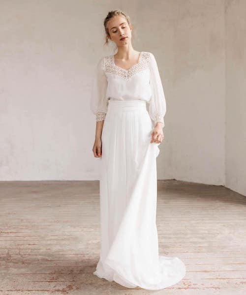 robe de mariée vintage 2022