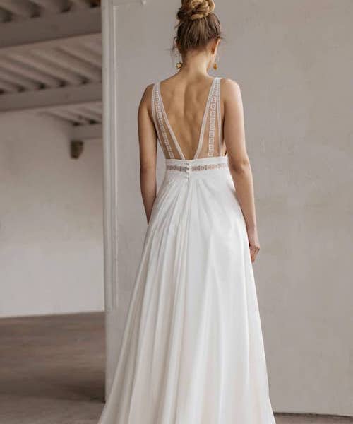 robe de mariée dos-nu