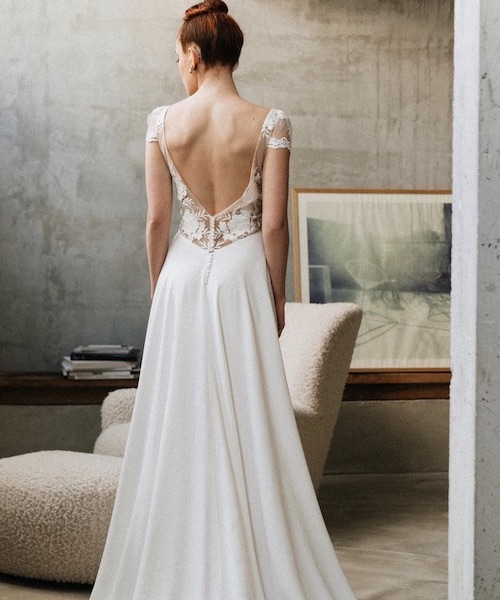 robe de mariée dos-nu