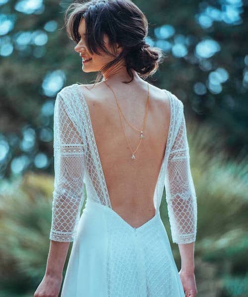 robe de mariée dos-nu