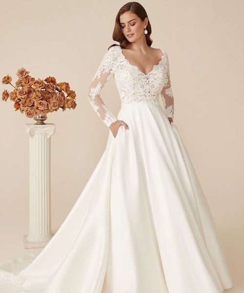 robe mariage avec manche