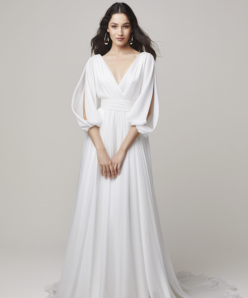 robe de mariée manches longues 2022