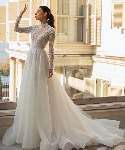 robe de mariee a manche