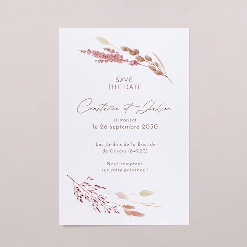save the date mariage champêtre