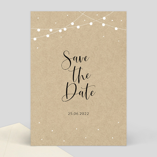 save the date mariage champêtre