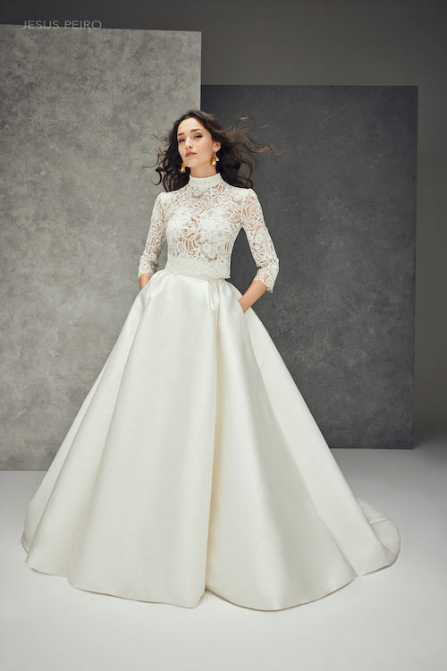 robe de mariée deux pièces