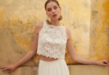 robe de mariée deux pièces