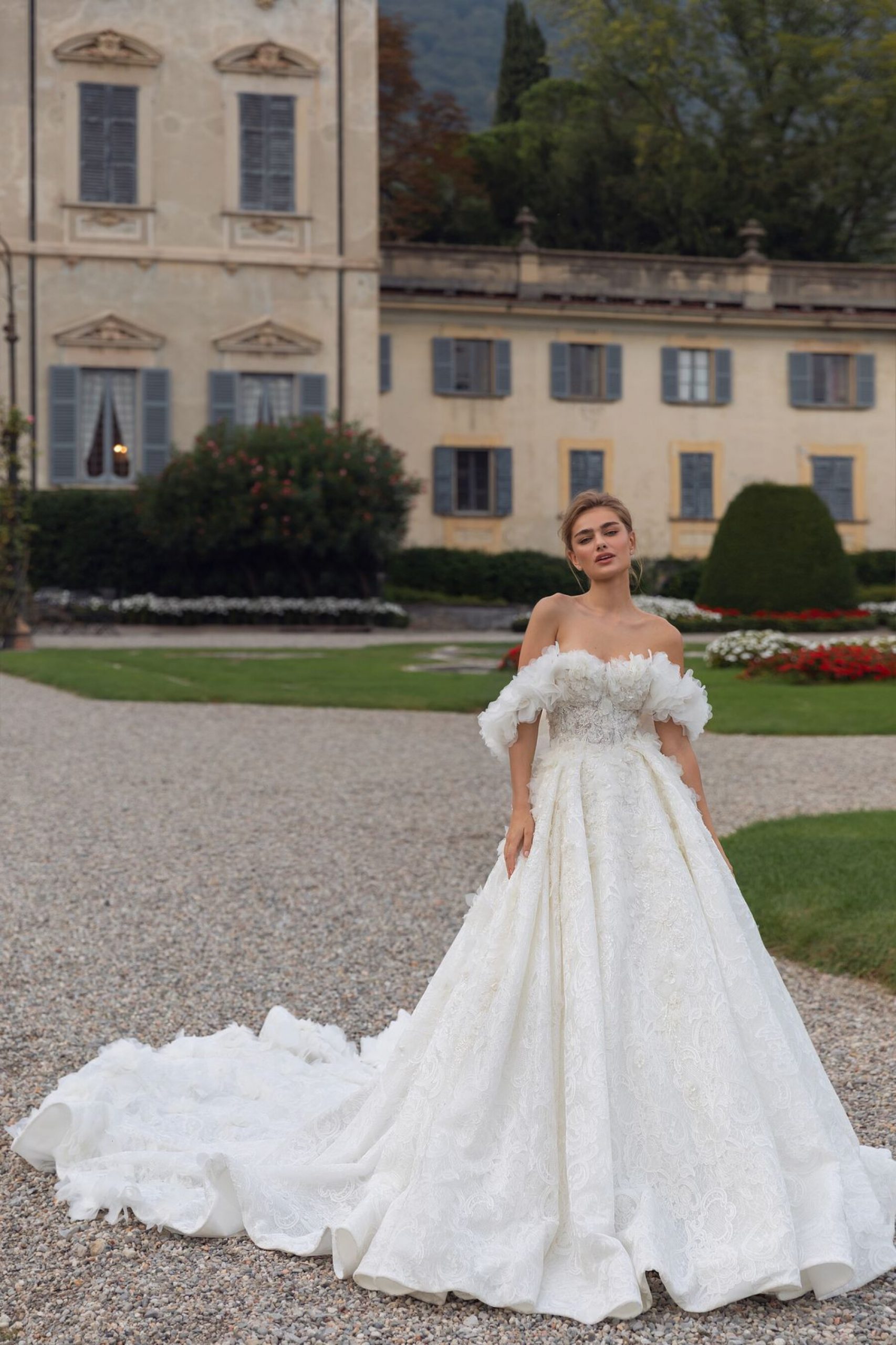 robe de mariée princesse volumineuse