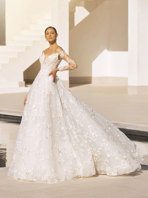 robe de mariée princesse volumineuse