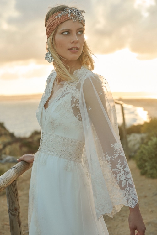 robe de mariée deux pièces