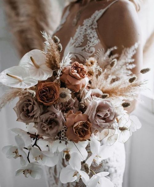 bouquet de mariée bohème