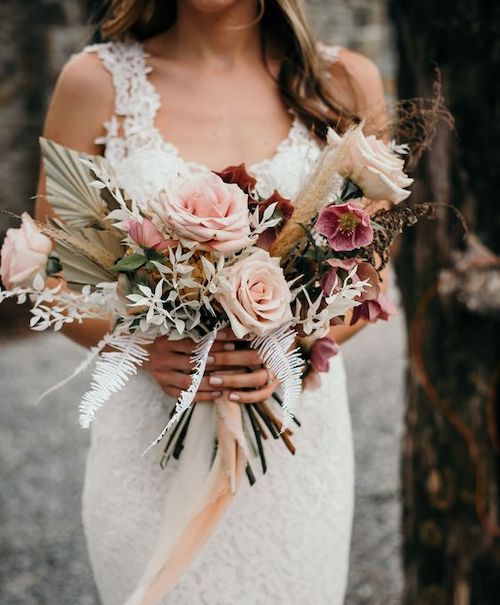 bouquet de mariée bohème