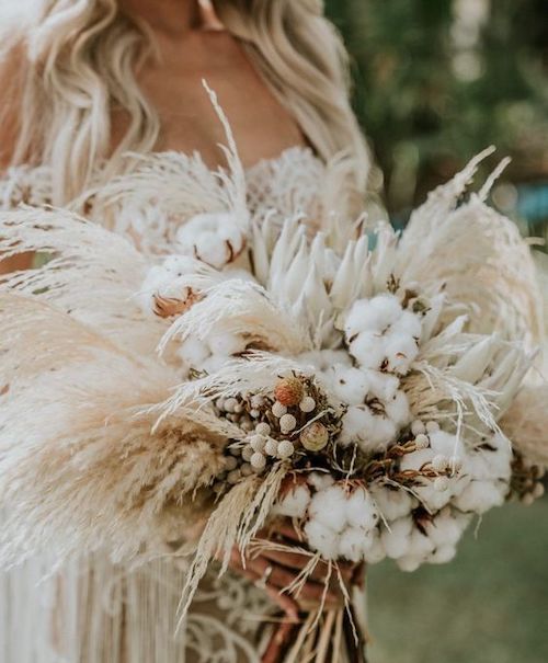 bouquet de mariée bohème