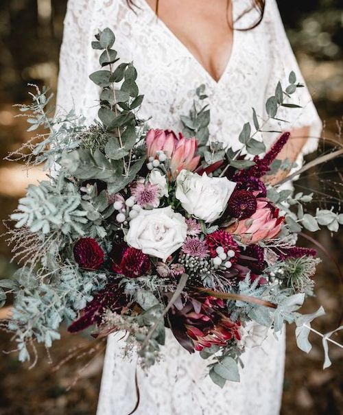 bouquet de mariée bohème