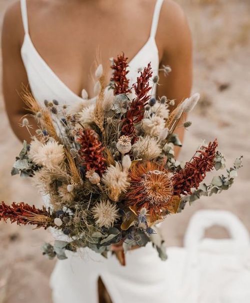 bouquet de mariée bohème