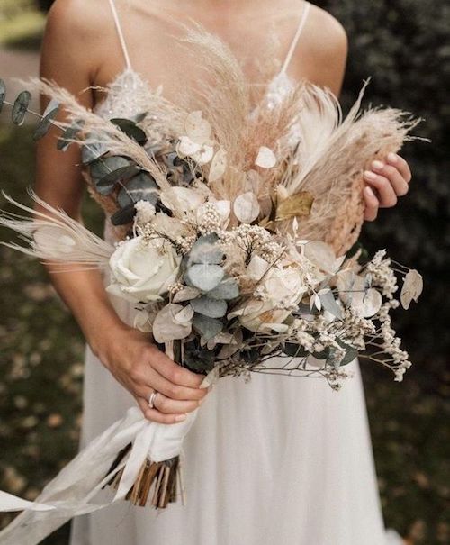 bouquet mariée bohème tendance 