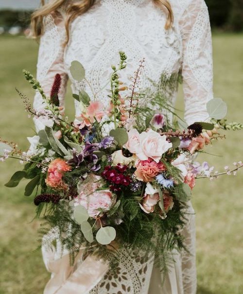 bouquet de mariée bohème