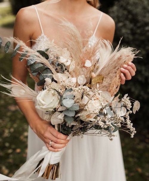 bouquet de mariée bohème