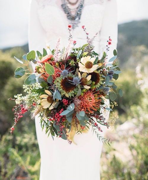 bouquet mariée champêtre