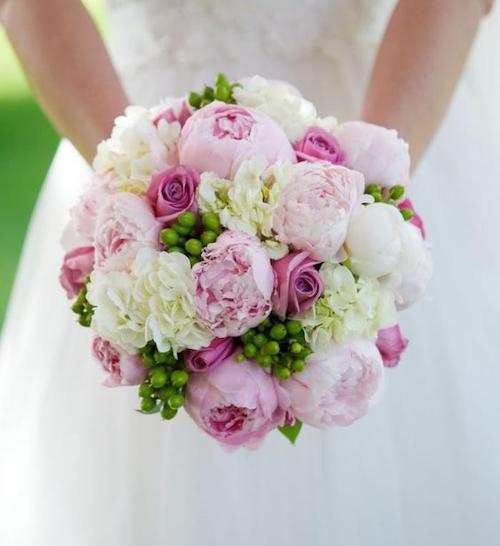 bouquet mariée pivoine