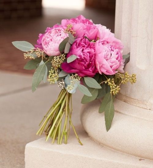 bouquet mariée pivoine