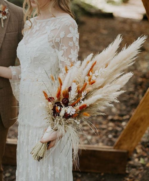 bouquet de mariée bohème