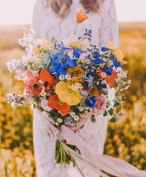 bouquet mariée champêtre