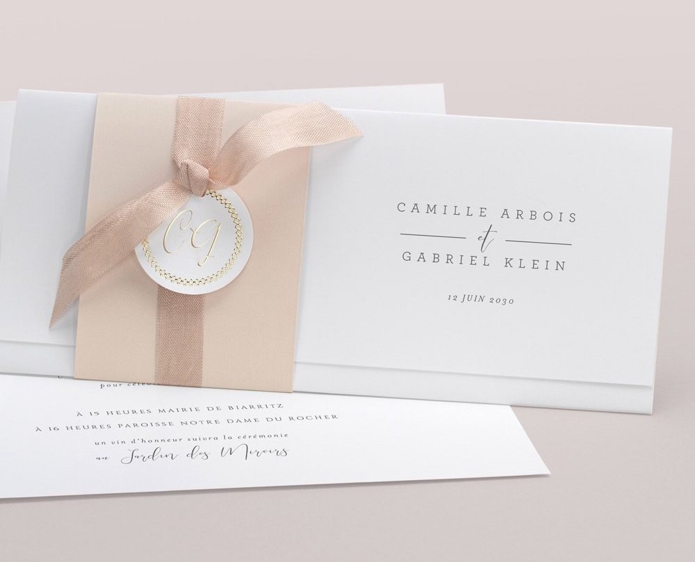 Faire-part Mariage Chic | Mariée.fr