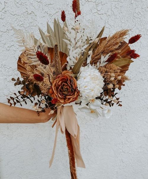 bouquet de mariée bohème