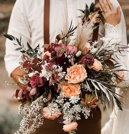 bouquet mariée vintage tendance 