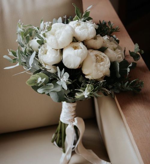 bouquet mariée pivoine