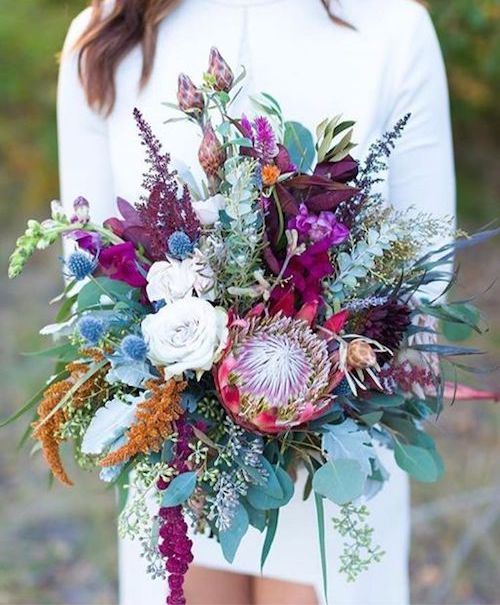 bouquet mariée champêtre