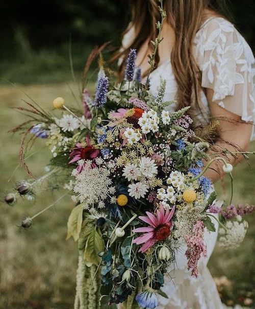 bouquet mariée champêtre