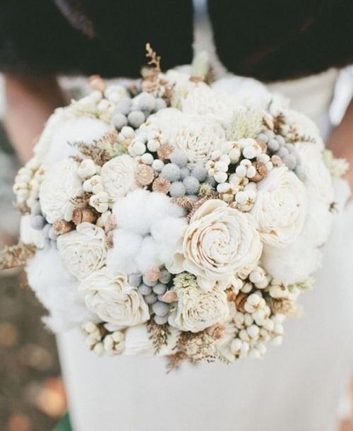 bouquet mariée hiver