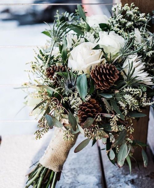 bouquet mariée hiver