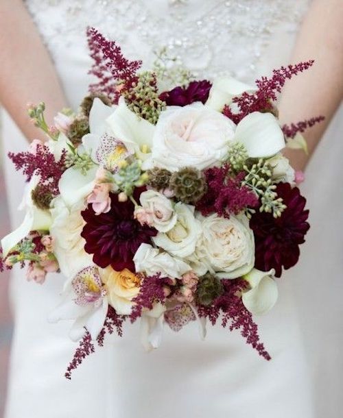 bouquet mariée hiver