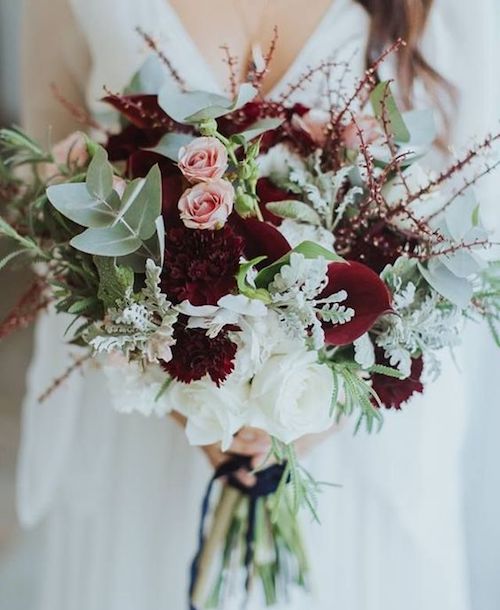 bouquet mariée hiver