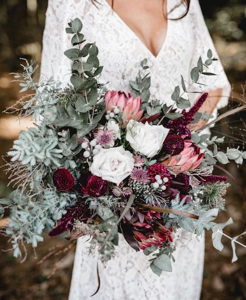 bouquet mariée hiver